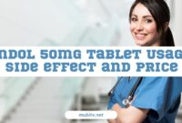 Endol 50mg tablet Usage, side effect and Price